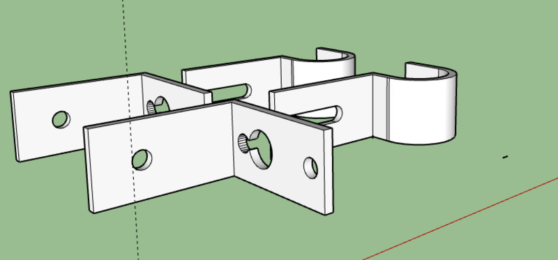 Adjustable Curtain Rod Brackets