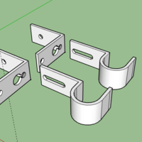 Adjustable Curtain Rod Brackets - Thumbnail 2