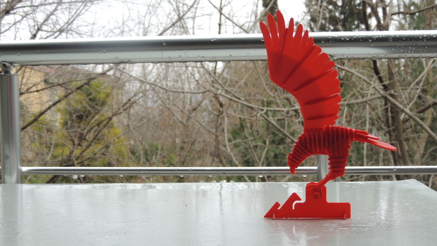 3D PUZZLE : RED EAGLE 3D Print 233752