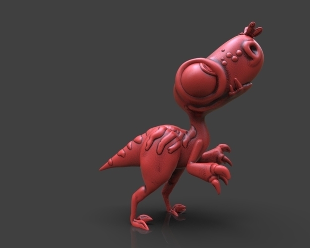 Happy T-Rex 3D Print 233830