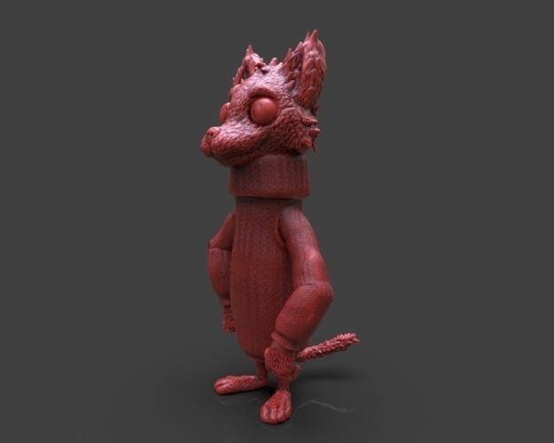 Max The Wolf 3D Print 233872