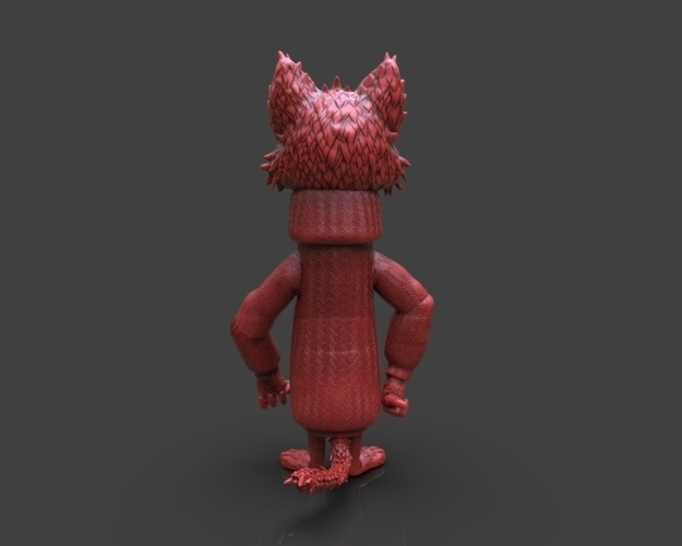 Max The Wolf 3D Print 233875