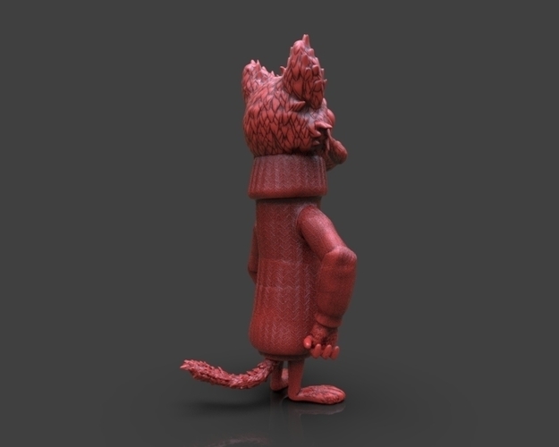 Max The Wolf 3D Print 233876