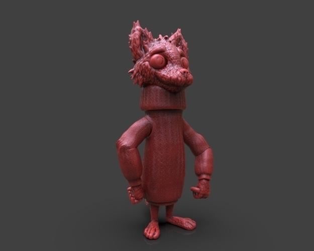 Max The Wolf 3D Print 233878