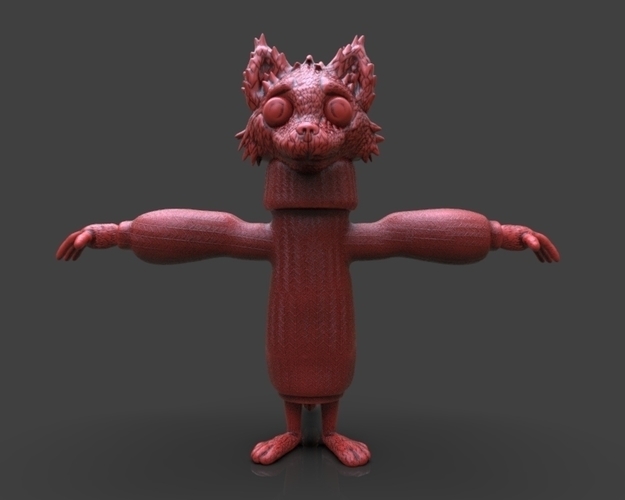 Max The Wolf 3D Print 233880