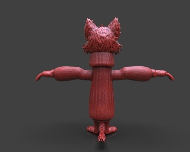 Max The Wolf 3D Print 233882
