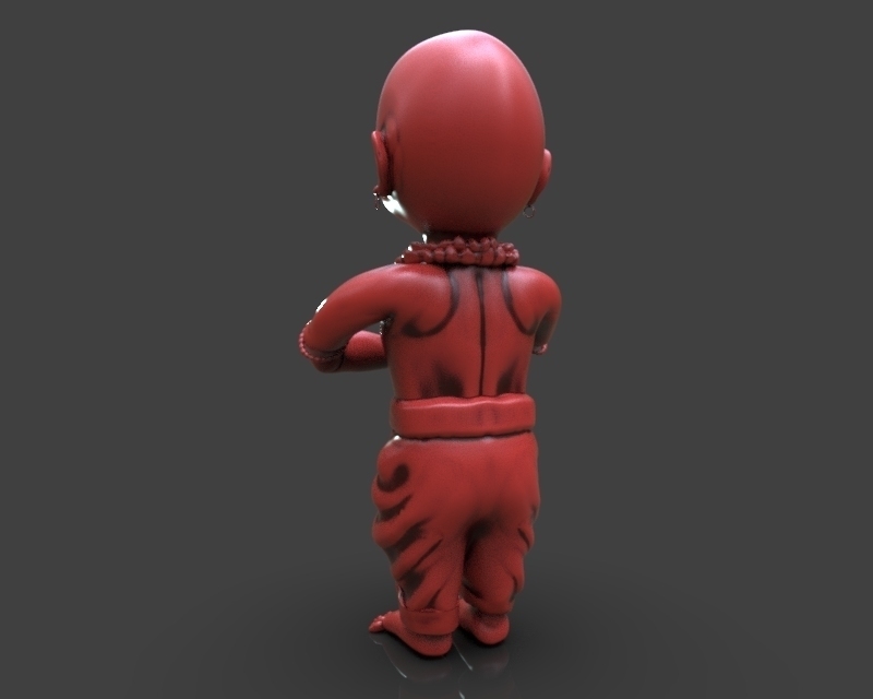 Little Buddha - 3D Print Model by m0n0m