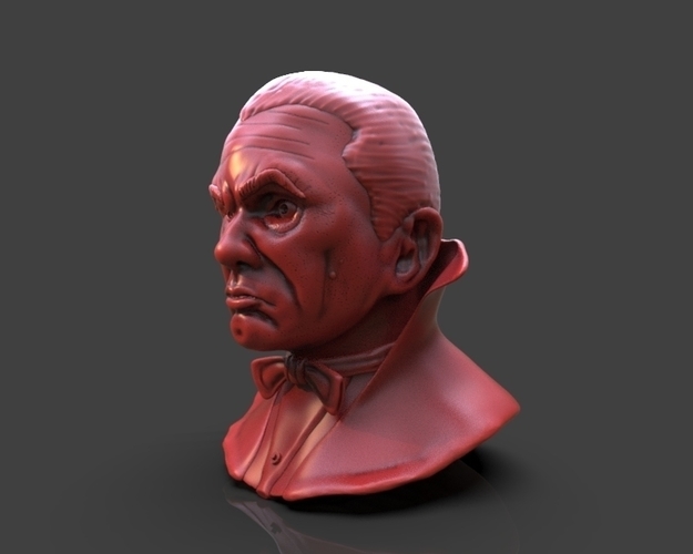 Dracula Bust 3D Print 234007