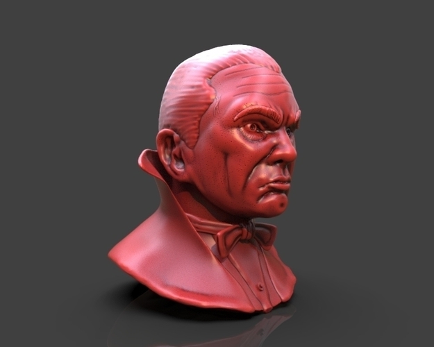 Dracula Bust 3D Print 234012