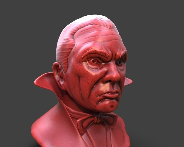 Dracula Bust 3D Print 234013
