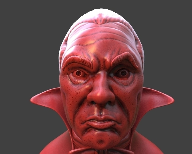 Dracula Bust 3D Print 234015