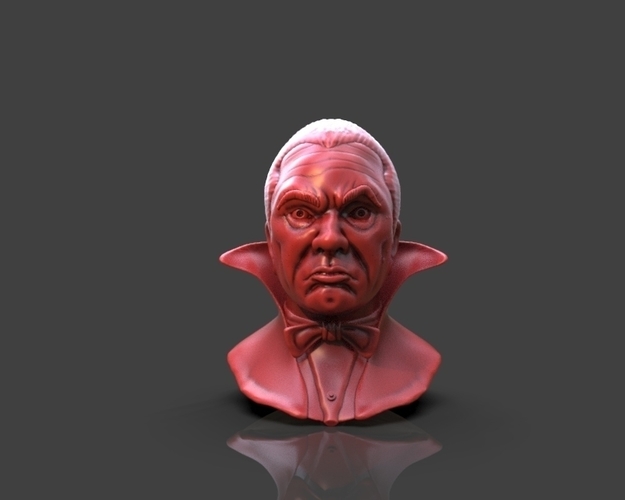 Dracula Bust 3D Print 234016
