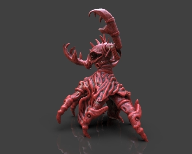 Crab Monster Figurine 3D Print 234018