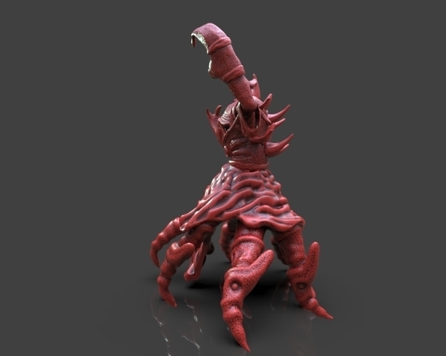 Crab Monster Figurine 3D Print 234019