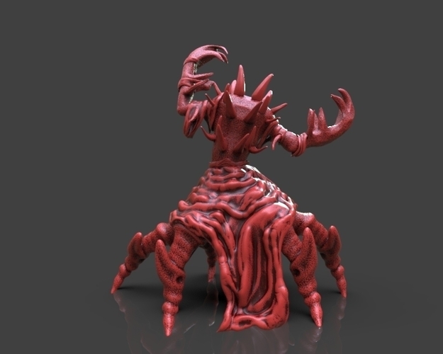 Crab Monster Figurine 3D Print 234021