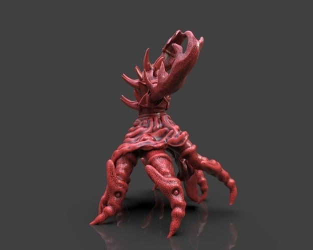 Crab Monster Figurine 3D Print 234023