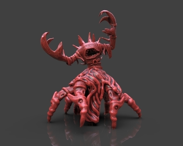 Crab Monster Figurine 3D Print 234025