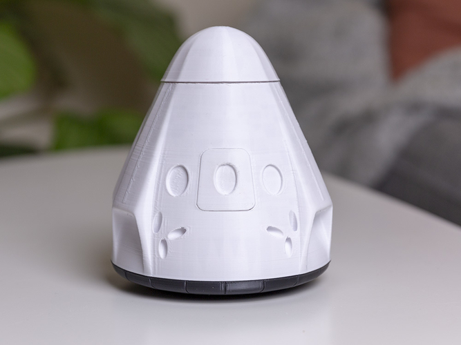 SpaceX Dragon 2 Crew Capsule     (updated; more STLs) 3D Print 234093