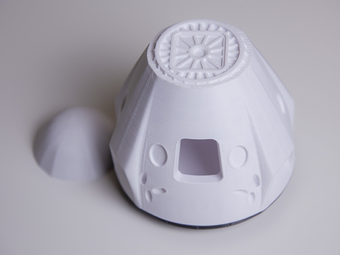 SpaceX Dragon 2 Crew Capsule     (updated; more STLs) 3D Print 234102