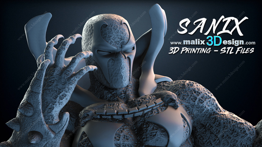 3D Printed Spawn Marvel by Sanix3i Pinshape