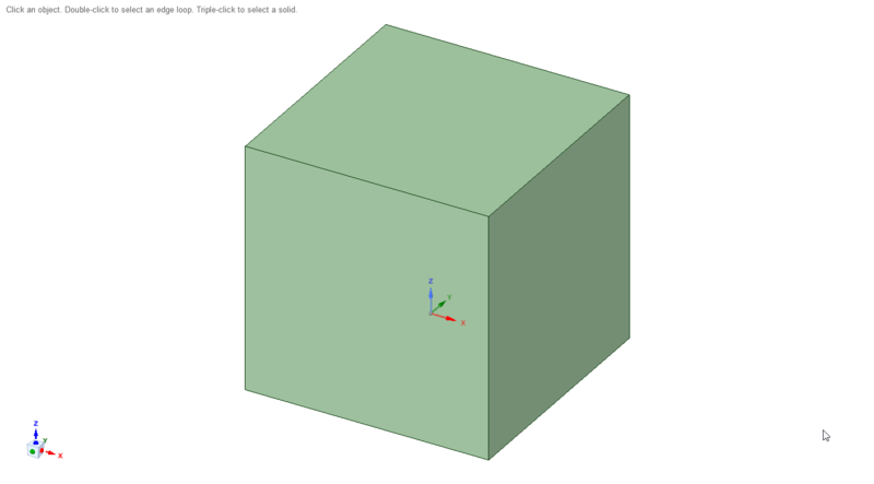 10 x 10 mm test cube
