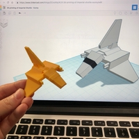 Simple Imperial Shuttle with Tinkercad - Thumbnail 2