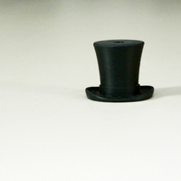 Small Silk hat hook 3D Printing 23424