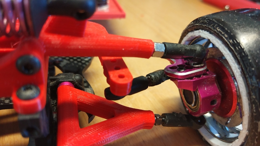 SAKURA D4 STEERING RWD ver.2-direccion sakura d4 rwd version 2 3D Print 234245