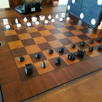 Small MILOSAURUS Chess Symbols Chess Set 3D Printing 234248