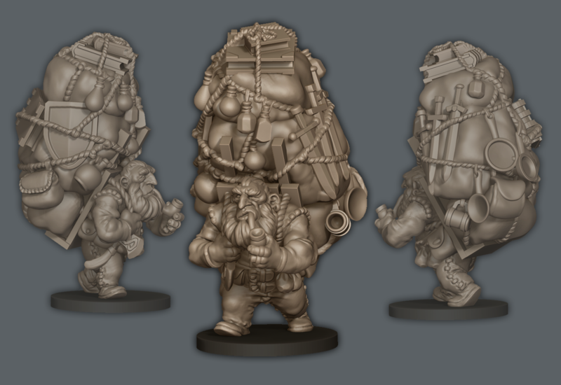 Dwarf travelling merchant