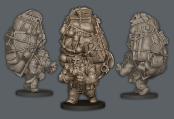 Dwarf travelling merchant