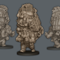 Small Dwarf travelling merchant 3D Printing 234254