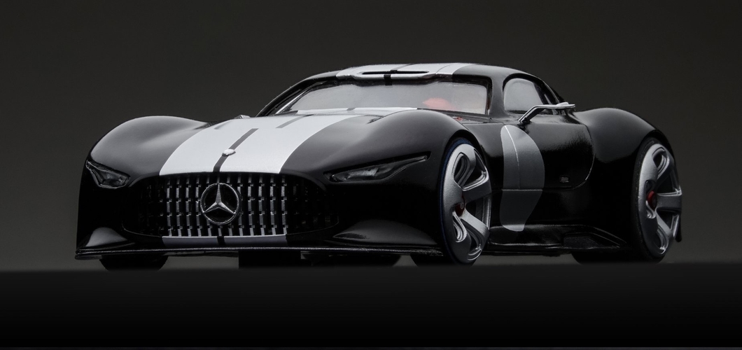 Mercedes Benz Vision GT 1:32 Slot Car 85mm wheelbase 3D Print 234259