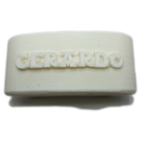 GERARDO 3D Napkin Ring with daisy - Thumbnail 3