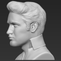 Elvis Presley bust 3D printing ready stl obj - Thumbnail 3