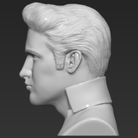 Elvis Presley bust 3D printing ready stl obj - Thumbnail 4