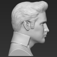 Elvis Presley bust 3D printing ready stl obj - Thumbnail 6