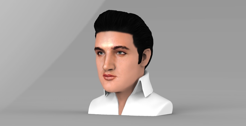 Elvis Presley bust ready for full color 3D printing 3D Print 234365