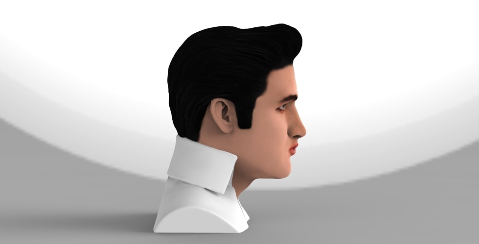 Elvis Presley bust ready for full color 3D printing 3D Print 234368