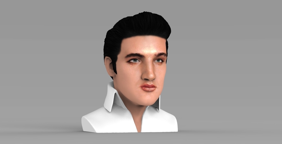 Elvis Presley bust ready for full color 3D printing 3D Print 234369