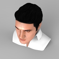 Elvis Presley bust ready for full color 3D printing - Thumbnail 7