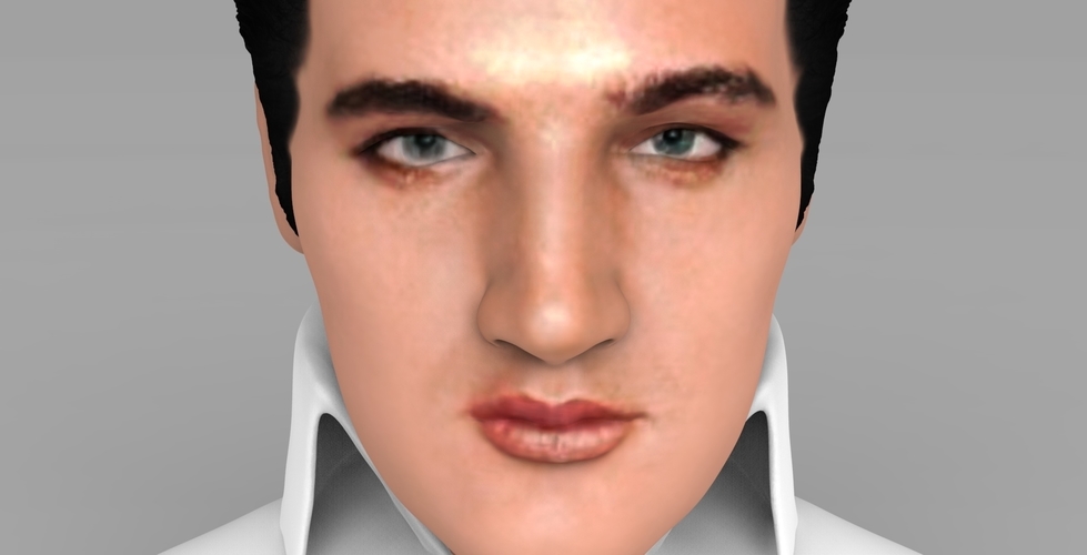 Elvis Presley bust ready for full color 3D printing 3D Print 234371