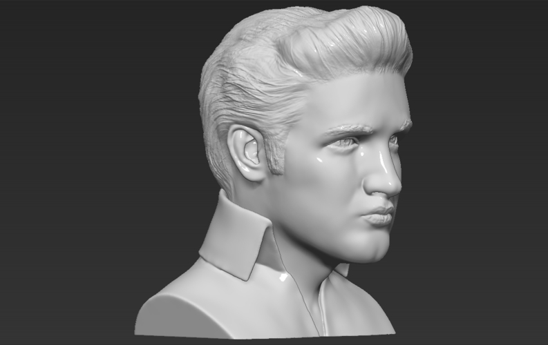 Elvis Presley bust ready for full color 3D printing 3D Print 234378
