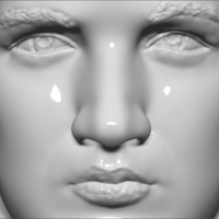 Elvis Presley bust ready for full color 3D printing - Thumbnail 18