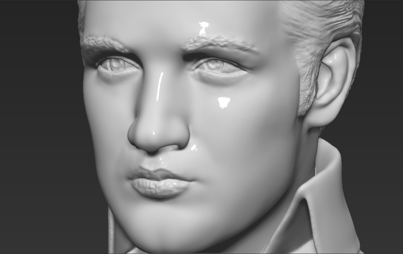 Elvis Presley bust ready for full color 3D printing 3D Print 234382