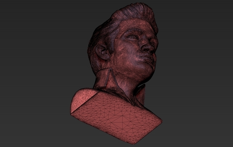Elvis Presley bust ready for full color 3D printing 3D Print 234385