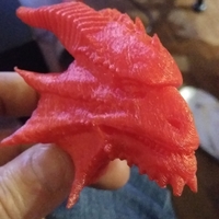 Small Dragon Head 3D Printing 234389