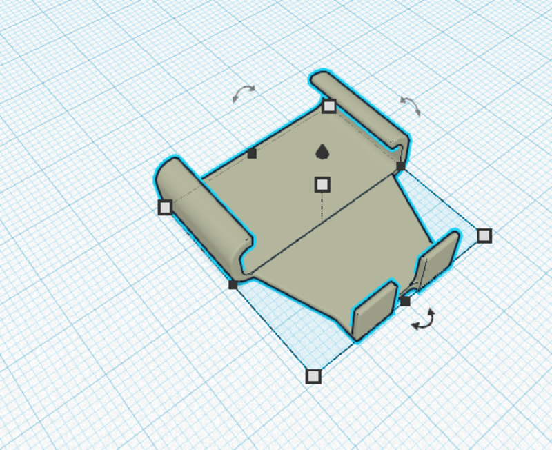 Phone holder for iphone x with otter box case.