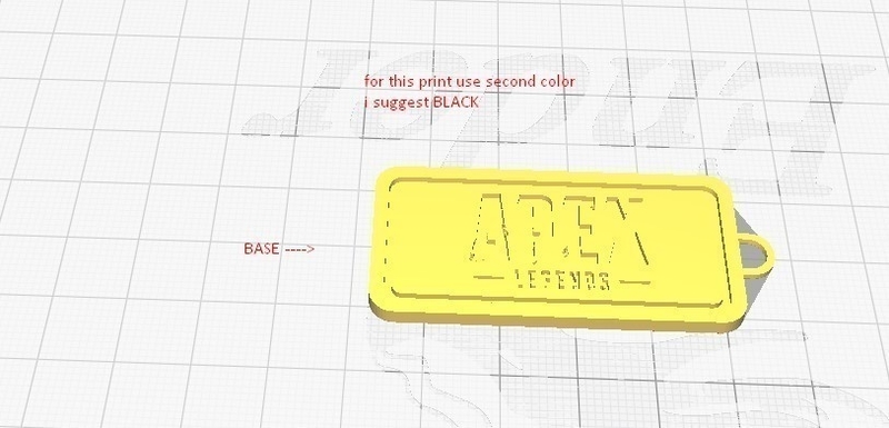 Apex Legends Keychain (3 parts)