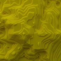 Serra da Estrela 3D printed Contour Map - Thumbnail 3